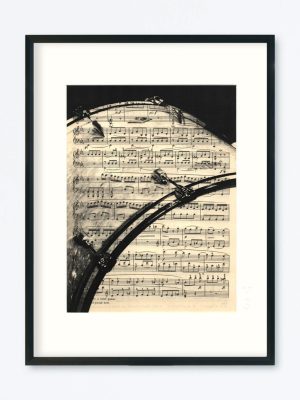 AFFICHE VINTAGE MUSIQUE BATTERIE 30x40