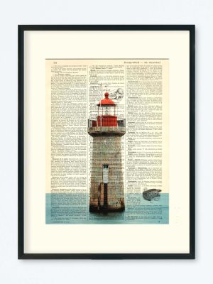 AFFICHE VINTAGE PHARE