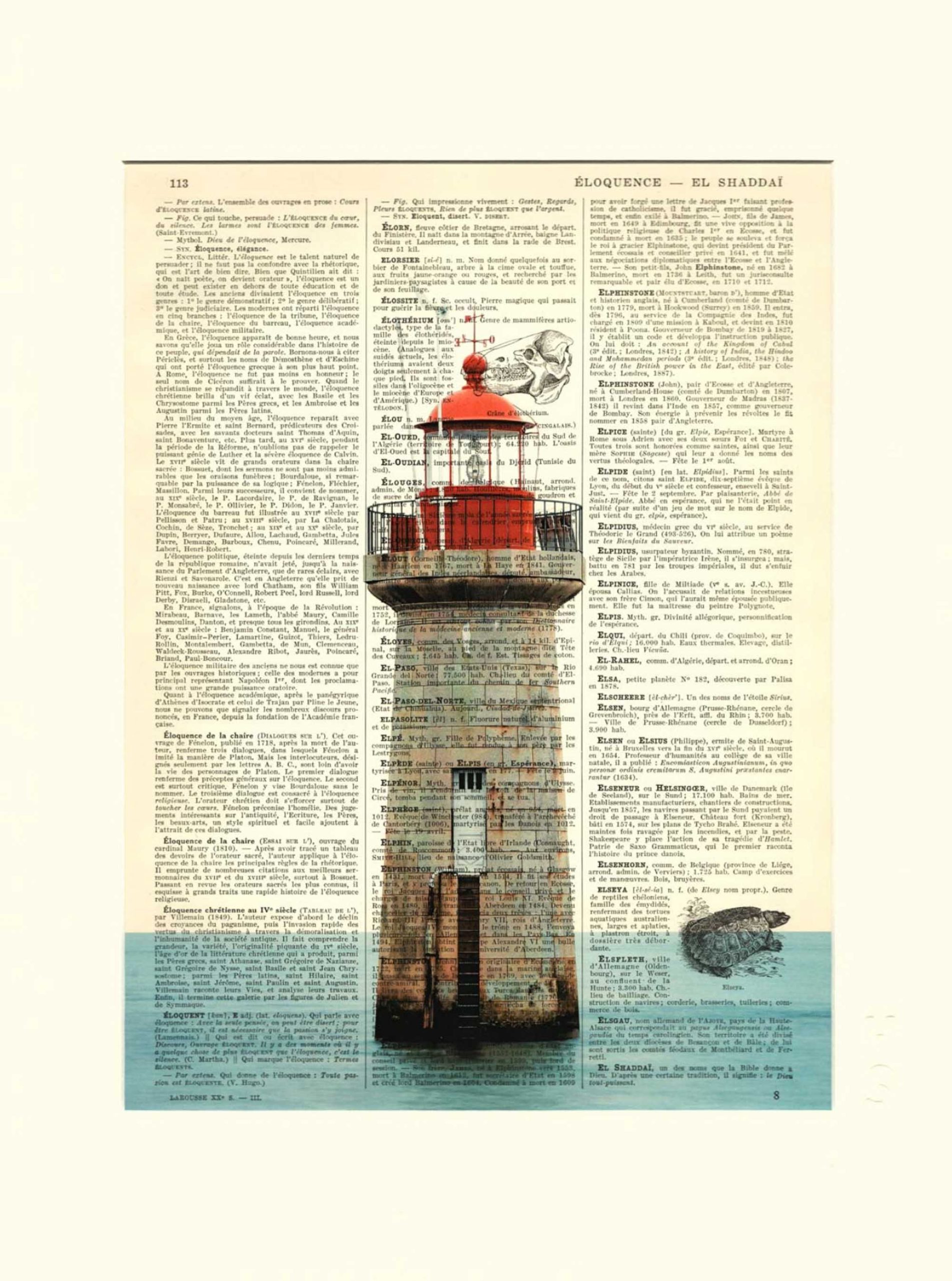 AFFICHE VINTAGE PHARE – Image 3
