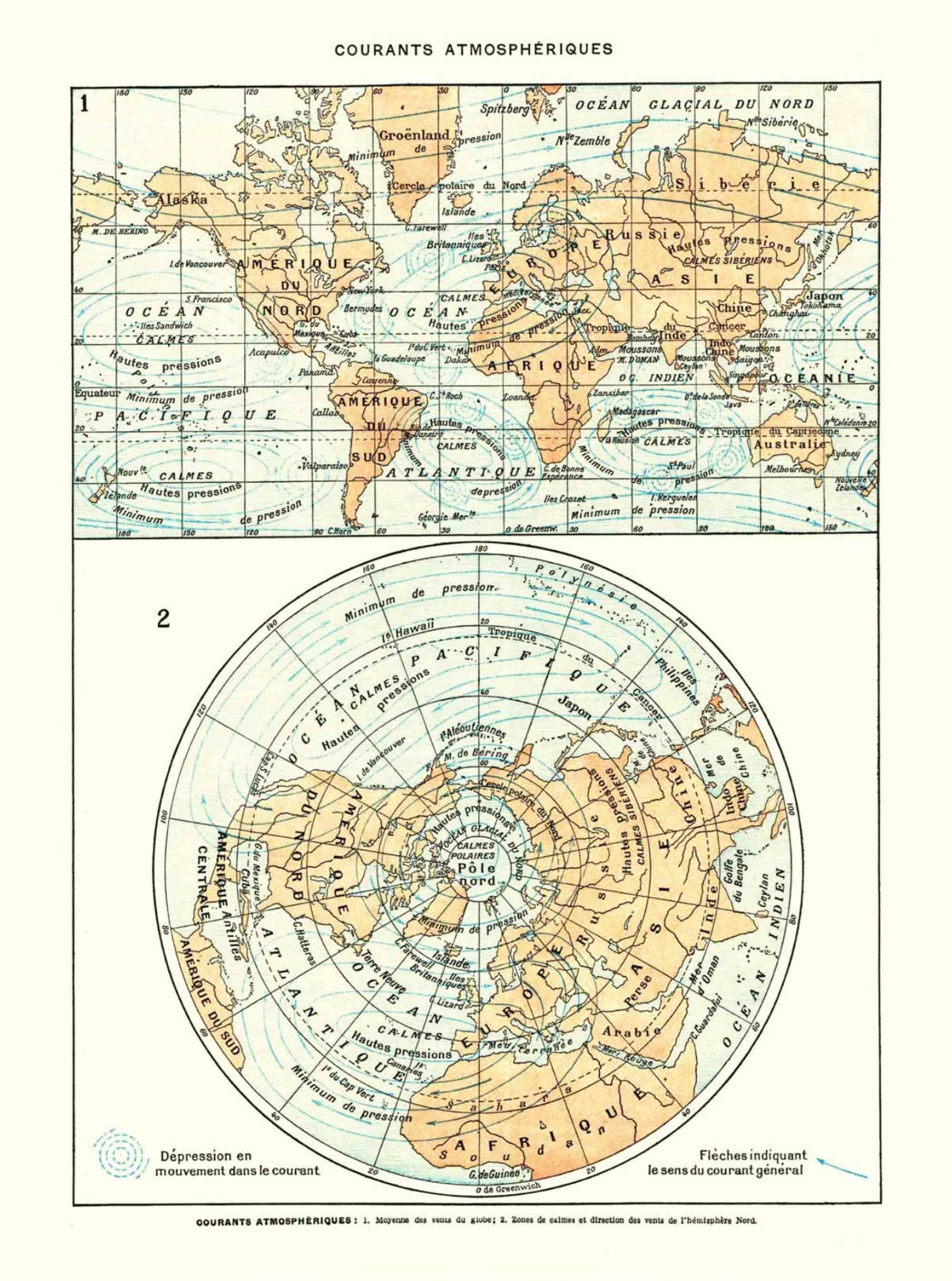 POSTER VINTAGE MAP ATMOSPHÈRE – Image 2