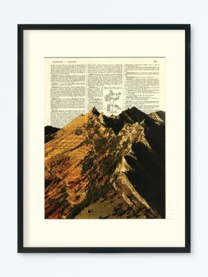 AFFICHE VINTAGE CAPE AU MOINE – COLLECTION FACE MONTAGNE