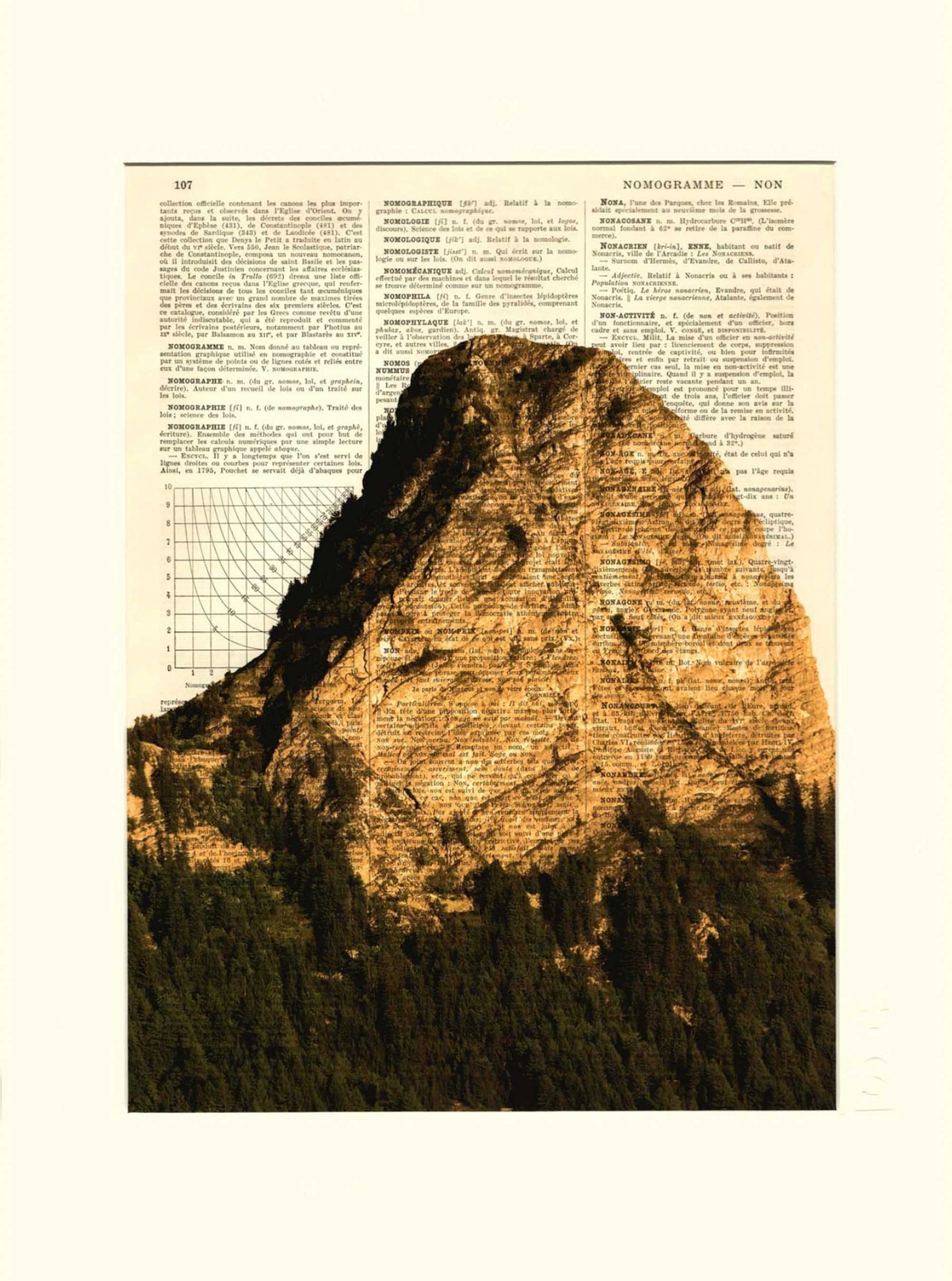 AFFICHE VINTAGE DENT DE JAMAN – COLLECTION FACE MONTAGNE – Image 2