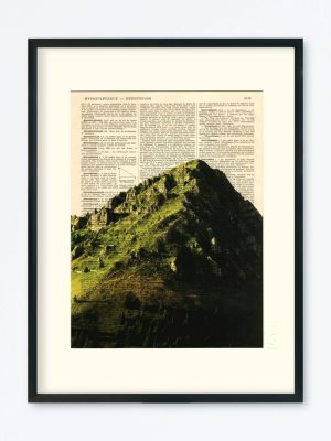 AFFICHE VINTAGE TEYSACHAUX – COLLECTION FACE MONTAGNE