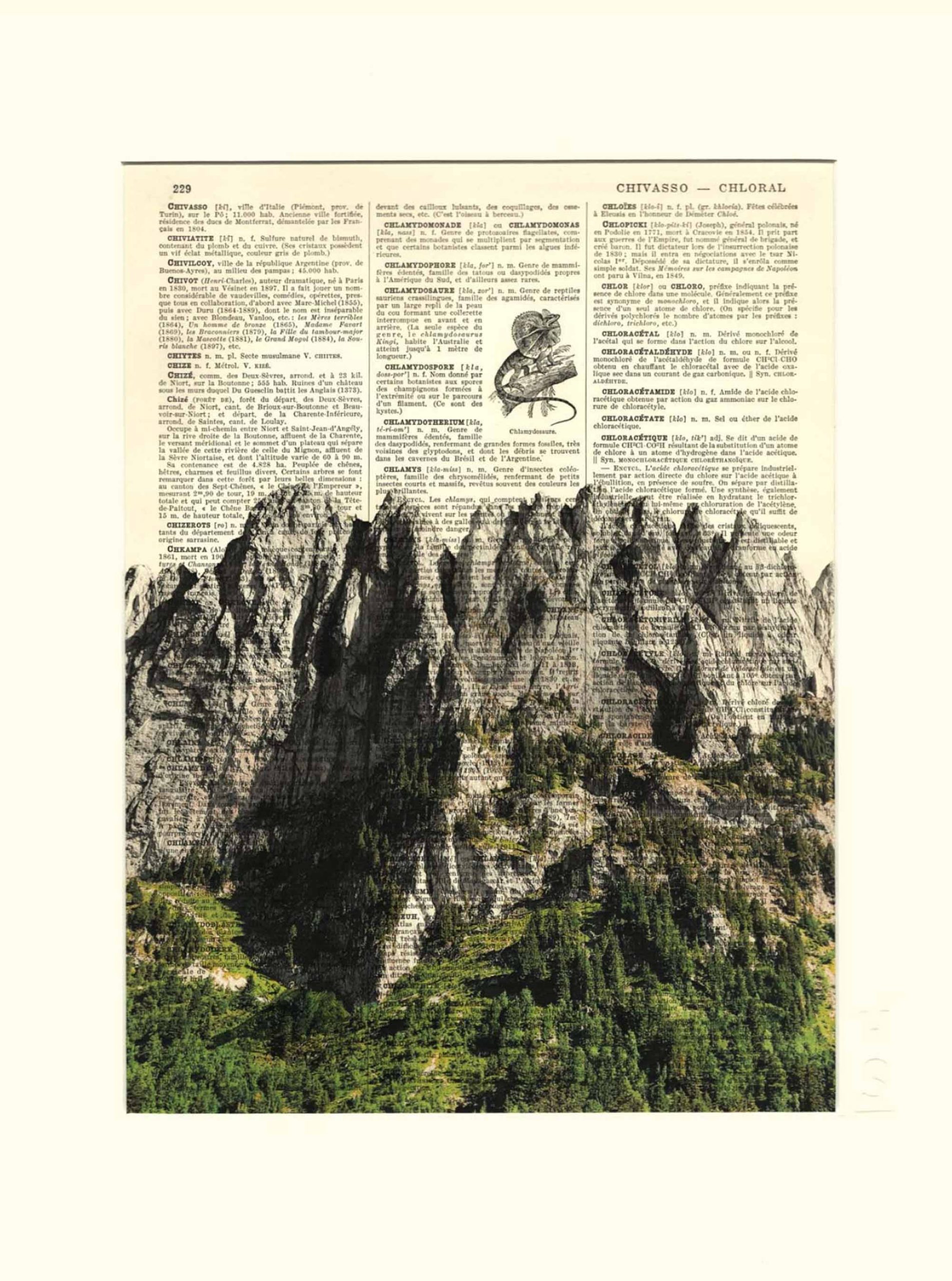 AFFICHE VINTAGE MONTAGNE FRIBOURG – Image 3