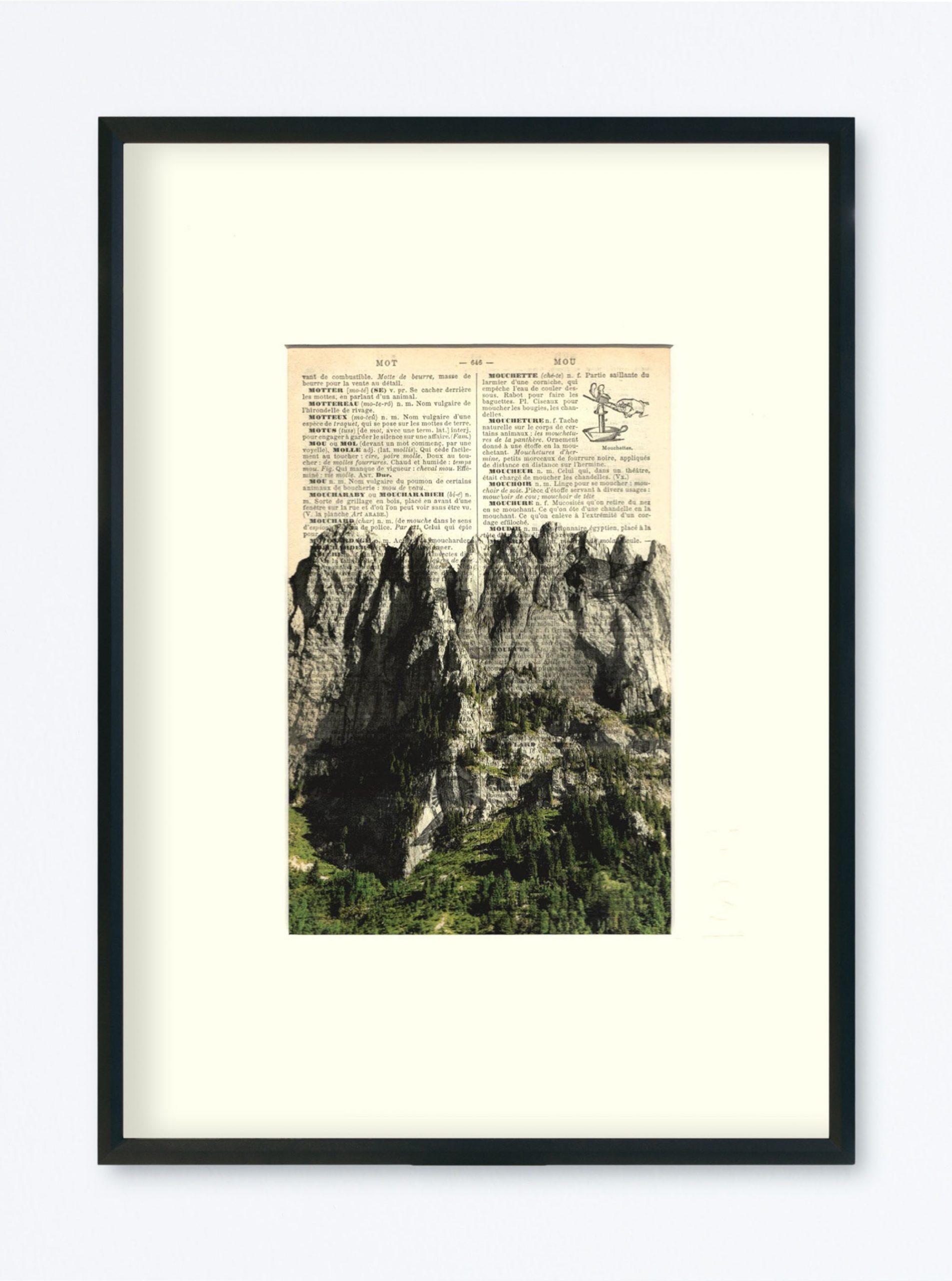 AFFICHE VINTAGE MONTAGNE FRIBOURG – Image 4
