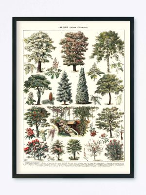 POSTER VINTAGE JARDINS