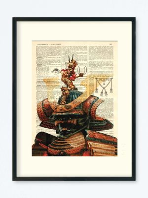 AFFICHE VINTAGE SAMOURAÏ