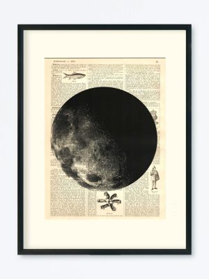 AFFICHE VINTAGE LUNE