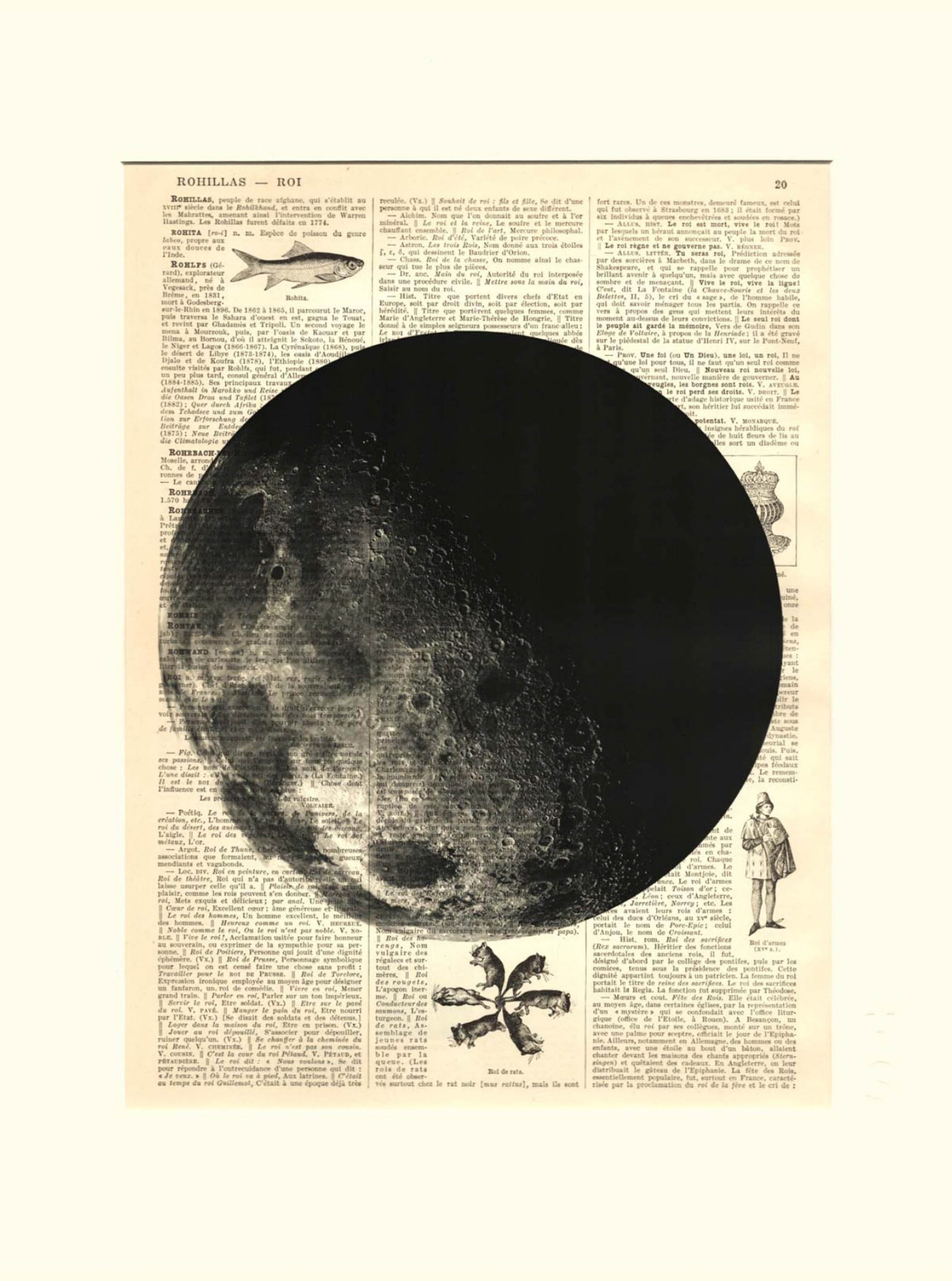 AFFICHE VINTAGE LUNE – Image 3
