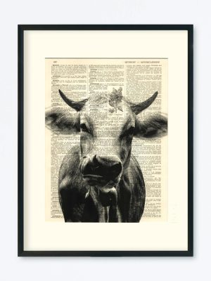AFFICHE VINTAGE VACHE
