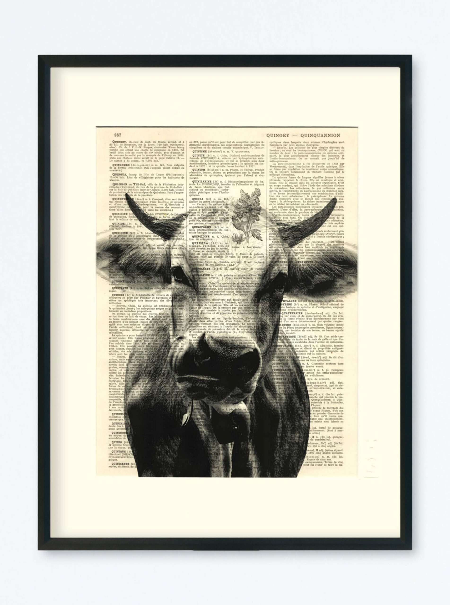 AFFICHE VINTAGE VACHE
