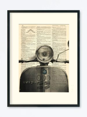 AFFICHE VINTAGE VESPA