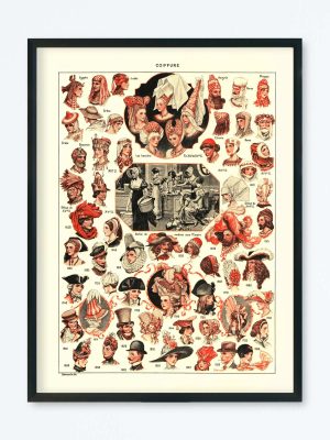 POSTER VINTAGE COIFFURE