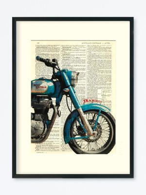 AFFICHE VINTAGE MOTO