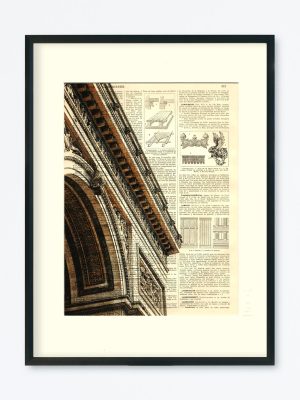 AFFICHE VINTAGE PARIS TRIOMPHE