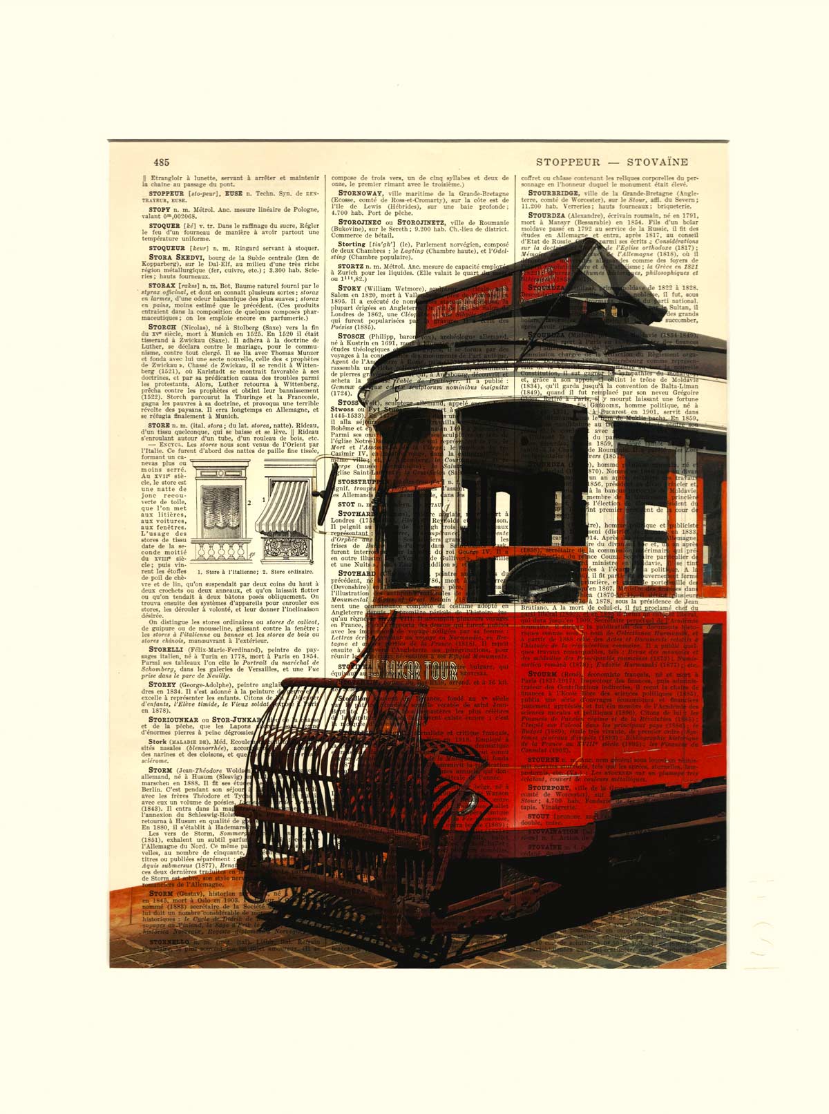 AFFICHE VINTAGE TRAMWAY – Image 3
