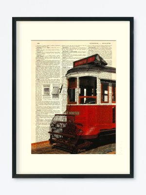 AFFICHE VINTAGE TRAMWAY