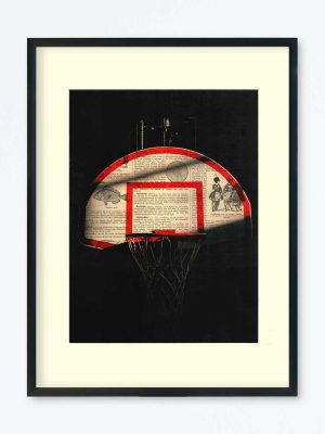 AFFICHE VINTAGE SPORT BASKETBALL