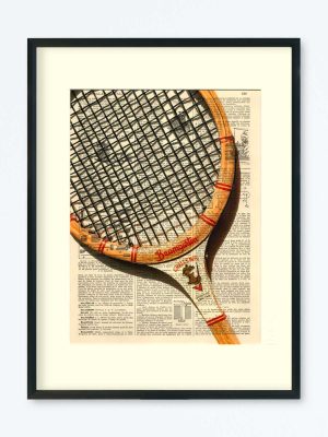 AFFICHE VINTAGE SPORT TENNIS