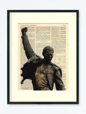 AFFICHE VINTAGE FREDDIE MERCURY